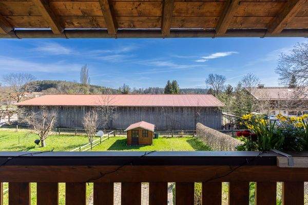 Südblick vom Balkon