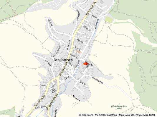 Geolyzer Kartenausschnitt