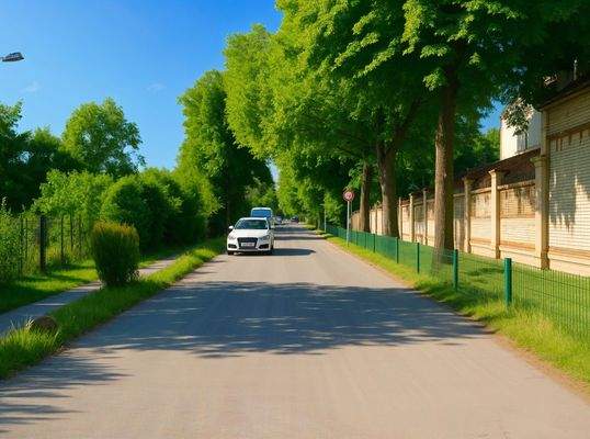 westliche Straßenseite - KI