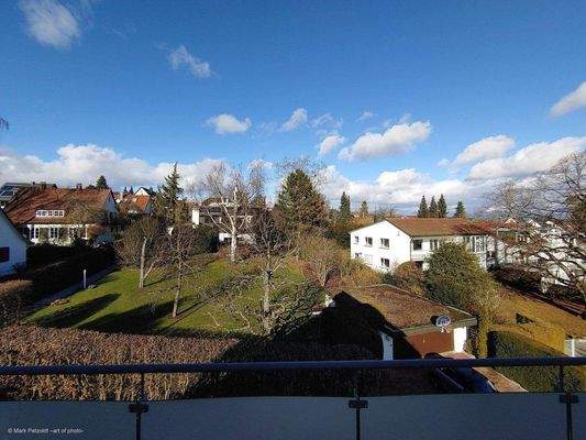 Ausblick vom Balkon