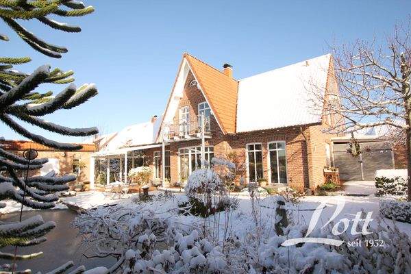 rückwärtige Hausansicht