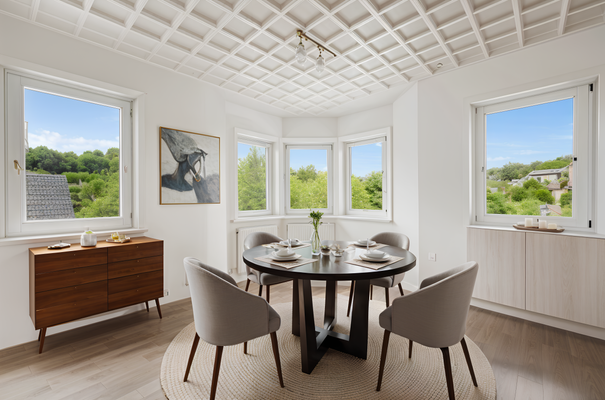 1. OG | Esszimmer, virtuelle Darstellung