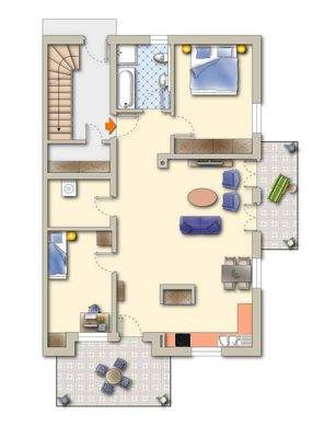 Grundriss zur Wohnung