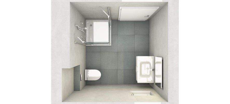 Badezimmer im Kellergeschoss - Planung