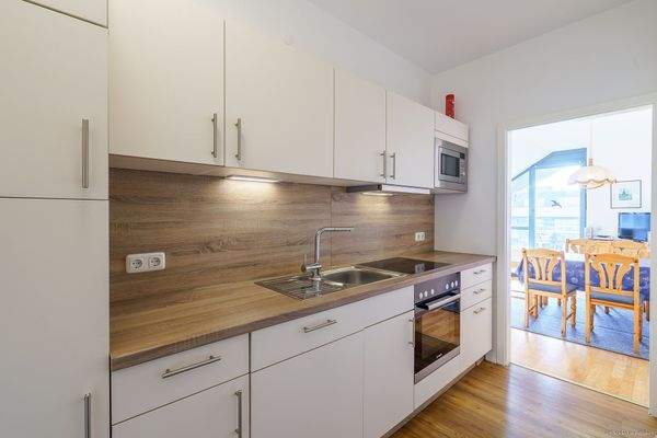 Küchenzeile, Verbindung zum Wohnbereich