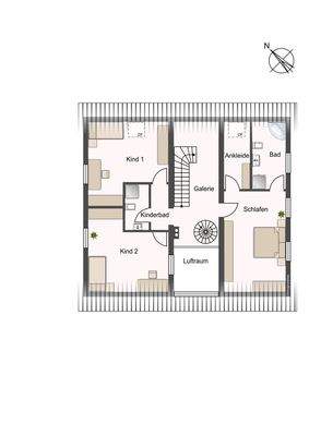 Grundriss Obergeschoss