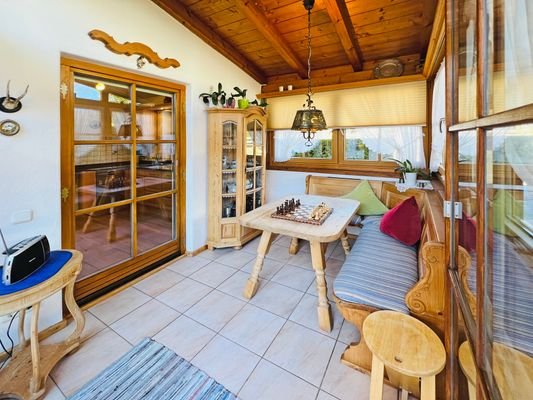 Sonnenverwöhnte Veranda
