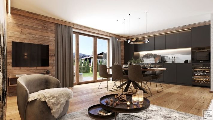 SUITES I Seefeld Lodges Innen Wohnzimmer III