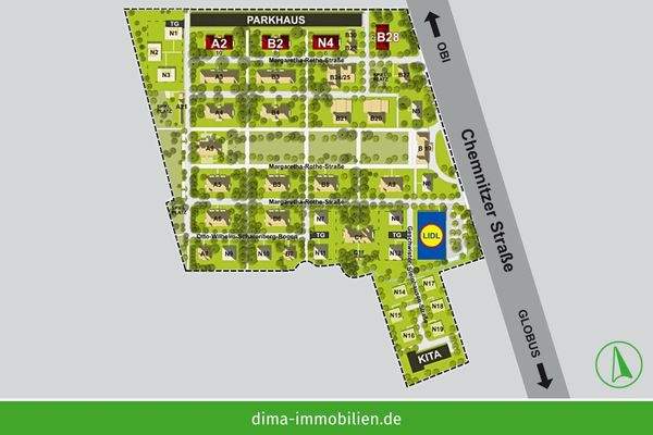 unverbindl. Lageplan