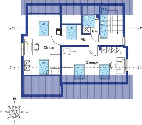 Grundriss Dachgeschoss