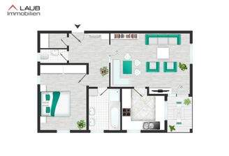 Grundriss Ertingen Wohnung 1 (linke Seite)
