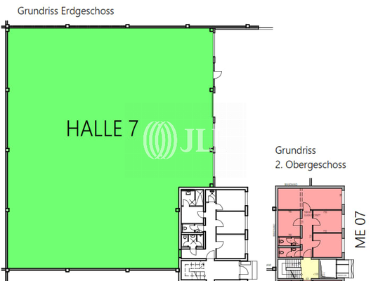 Grundriss Halle 7