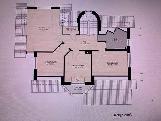 Grundriß Dachgeschoß
