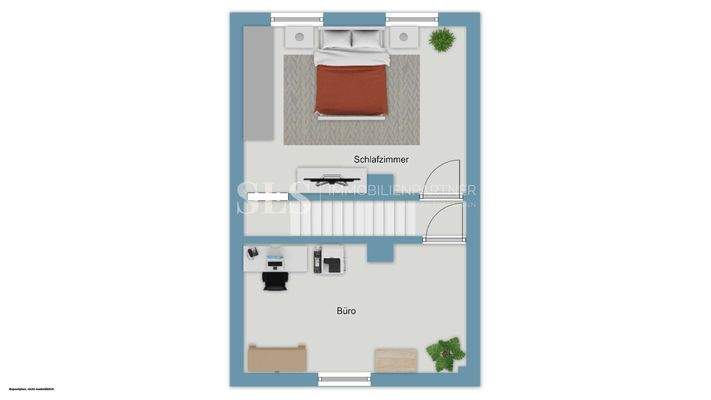 Grundriss-Skizze 1. OG