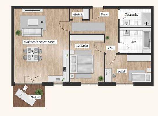 Beispiel OG-Grundriss