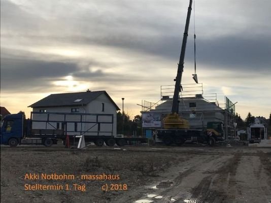 Rohbau 1. Stelltag