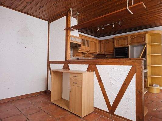 Rustikale Küche /Theke