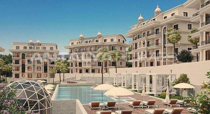 Luxury Flats Within Walking Distance to the Sea in Turkler Alanya