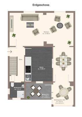 Grundriss Erdgeschoss