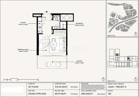 Modern Apartments with Premium Amenities in Al Jaddaf Dubai