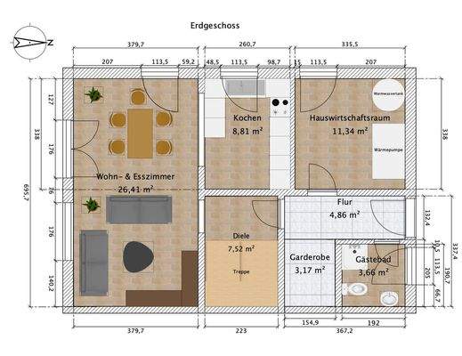 Grundriss Erdgeschoss