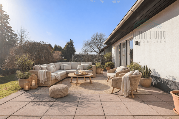 Visualisierung Sonnenterrasse