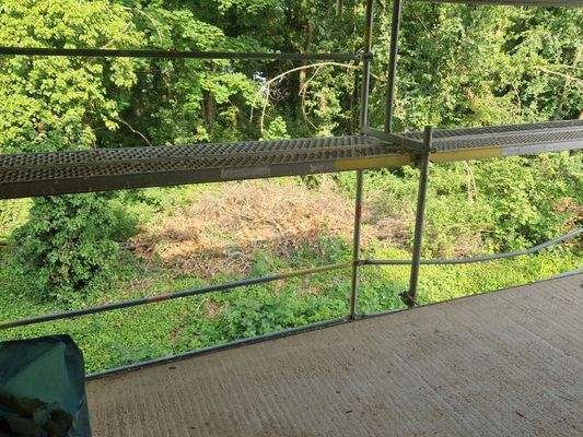 Blick vom Balkon