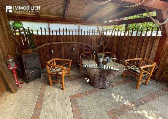 DHH2542 • Freisitz überdacht im Garten