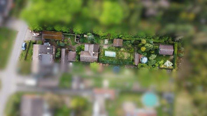 Luftaufnahme von der Garten