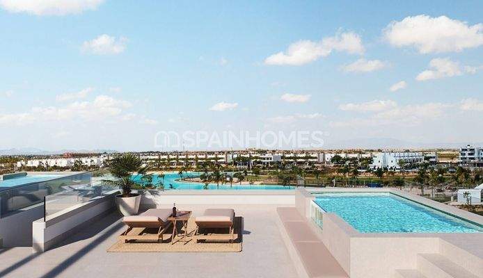 Flats with Spacious Terraces and Pools in Santa Rosalía
