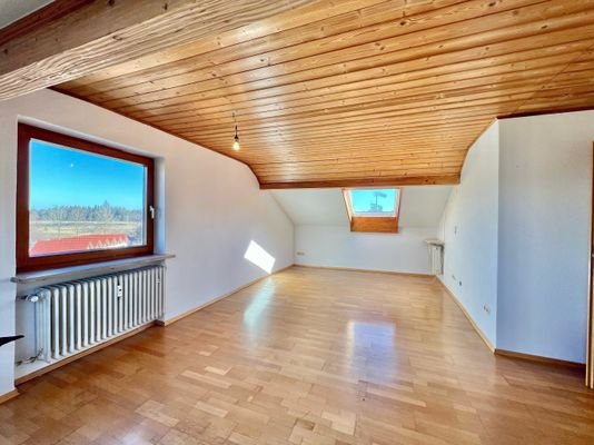 Wohnzimmer mit Blick auf die Osterseen