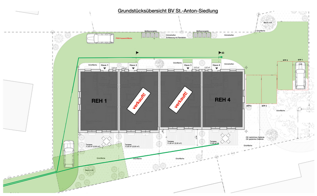 Grundstücksübersicht BV St.-Anton-Siedlung