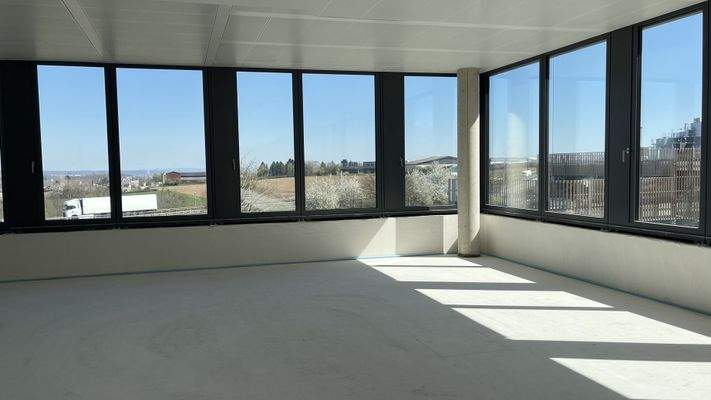 Ausblick Bürofläche 2. OG