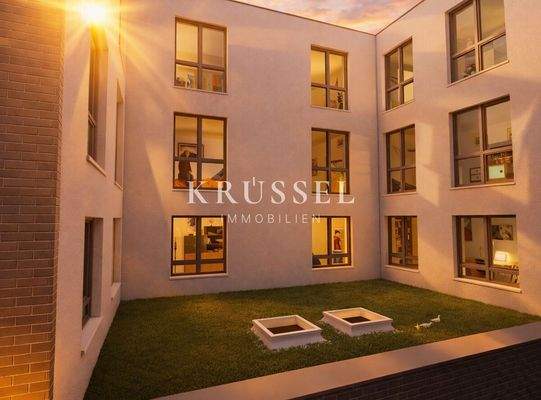 Der private Innenhof