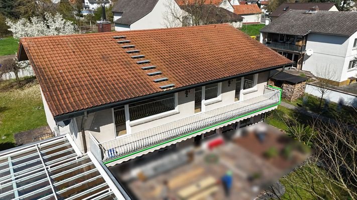 Großer Sonnenbalkon