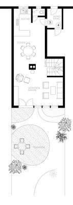 ERGESCHOSS UND GARTEN