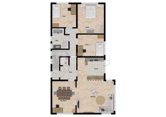 3617 Grundriss Erdgeschoss