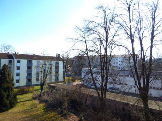 Blick vom Balkon