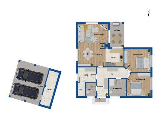 Grundriss Erdgeschoss