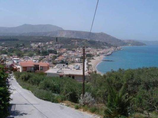 Kreta, Kalyves: Investitionsgrundstück in Armenoi - Kreta mit Meerblick