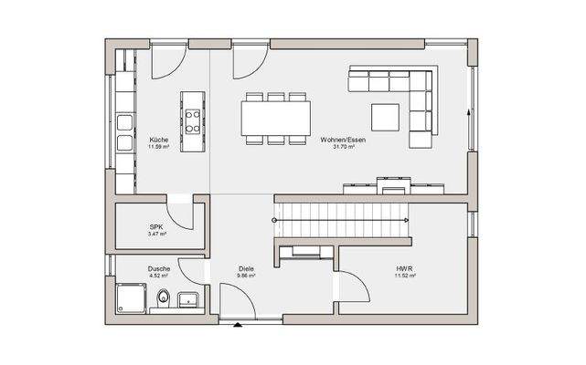 Grundriss Erdgeschoss