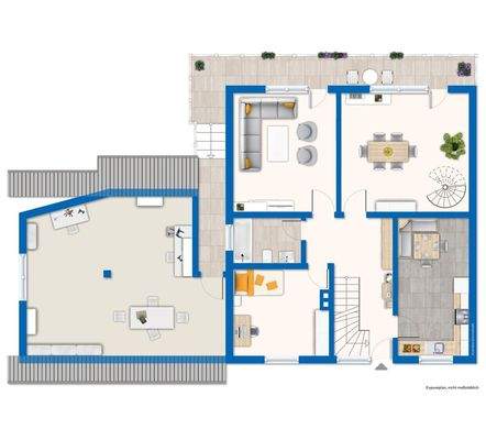 Grundriss / Skizze OG - Alternativ