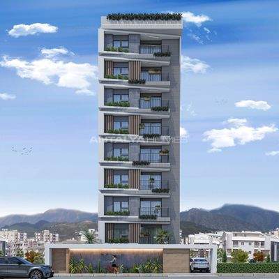Flats with Parking Lot and Smart Home System in Antalya