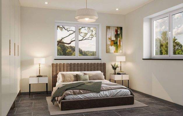 Schlafzimmer - Visualisierung