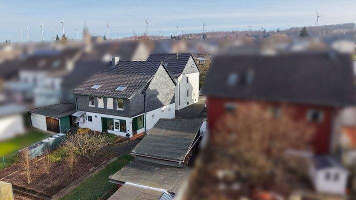 Hintere Gebäudeansicht