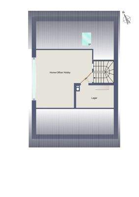 Grundriss Spitzboden