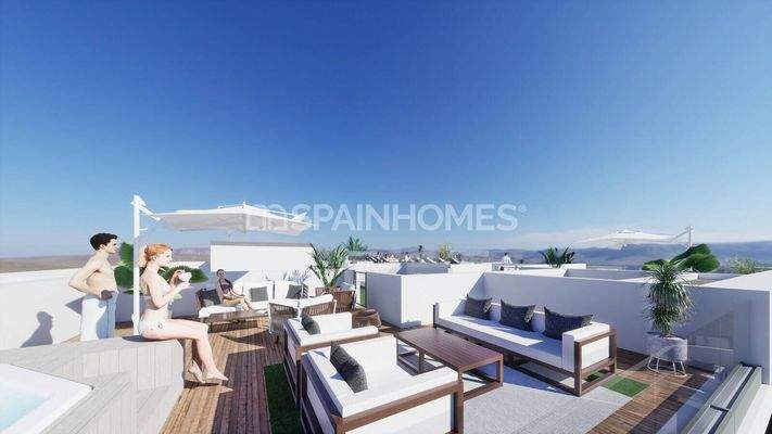 Apartments in Complex with Rooftop Pool in Torrevieja