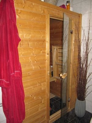 Sauna im Badezimmer
