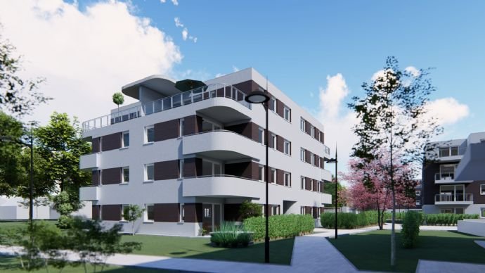 ERSTBEZUG - Top moderne 2 Raum-Whg. mit Terrasse und Hauswirtschaftsraum, Bezug ab Herbst 2023