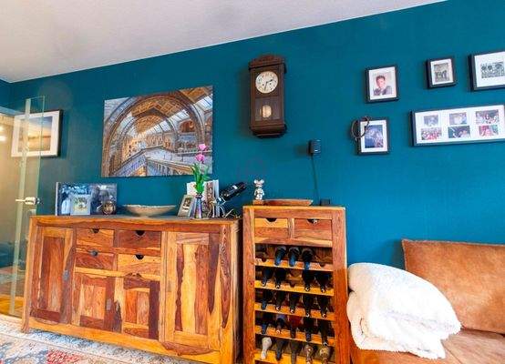 Detail des Wohnzimmers